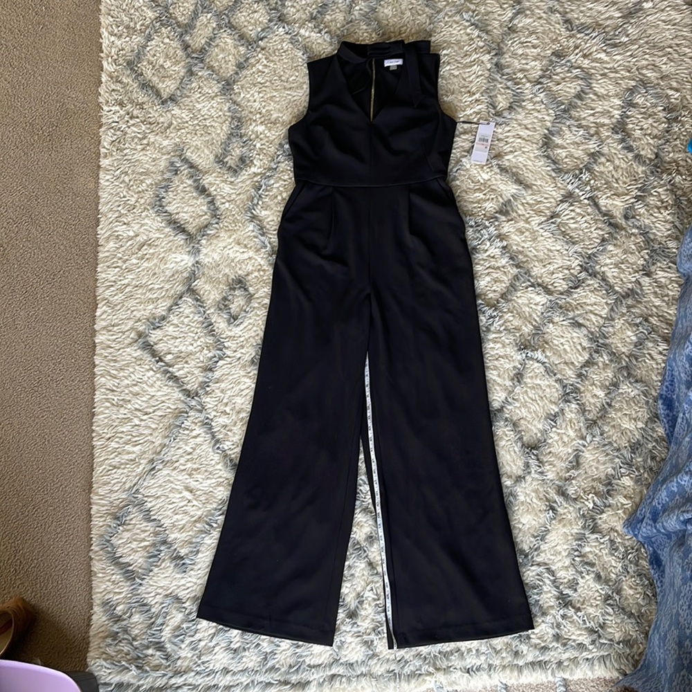 Black Sleeveless Jumpsuit